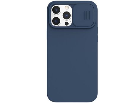 Funda TPU NILLKIN a prueba de choques con lente de câmera deslizante azul por iPhone 13 Pro Max 6.7