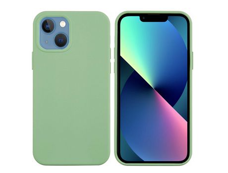 Funda silicone menta verde por iPhone 13 mini 5.4