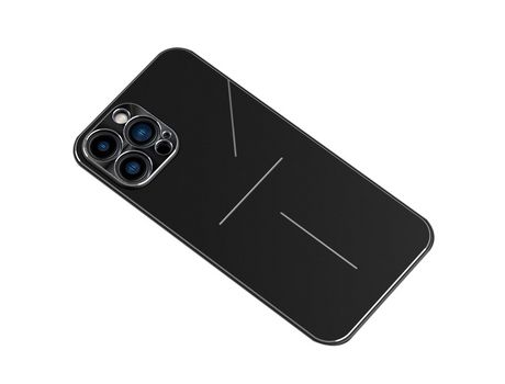 Funda TPU R-JUST patrón de três linhas negro por iPhone 13 Pro 6.1