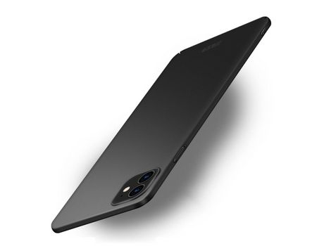 Carcasa TPU escudo inclinarse mate rígido negro por Apple iPhone 12 5.4