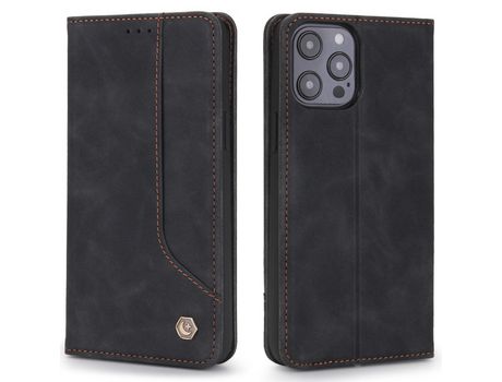 Funda PU absorción magnética negro por iPhone 11 Pro 5.8