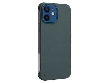 Funda TPU ENKAY mate emborrachado verde escuro por iPhone 12 mini 5.4