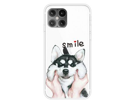 Carcasa TPU impresión de normas flexible perro por Apple iPhone 12 5.4