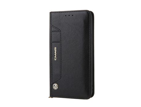 Carcasa PU con slots de tarjeta negro por Apple iPhone 12/12 Pro