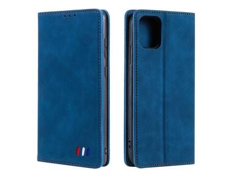 Funda PU + TPU auto-absorvido azul por iPhone 13 6.1