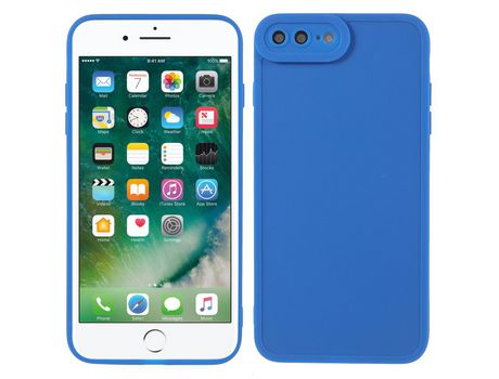 Funda TPU anti-poeira recorte preciso azul por iPhone 8 Plus/7 Plus 5.5 inch