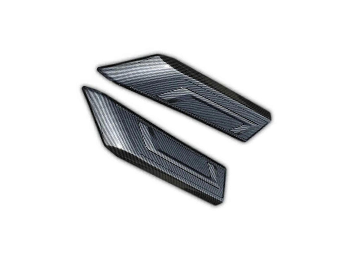 Tira de rejilla del capó de fibra de carbono para Toyota Rav4 2019-2023 (Exterior)