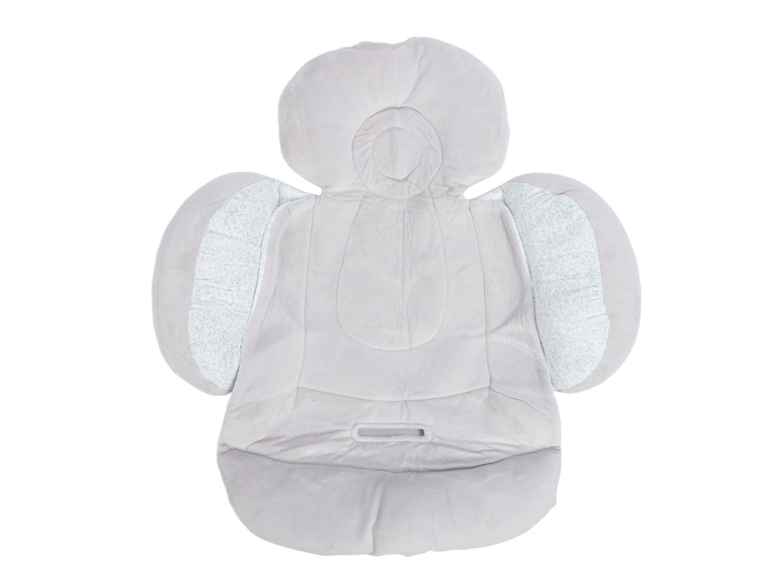 Mali coxim para Carrinho de Bebê Duas Faces Confortável Soft Anti manchas para Carrinho e Assento de Carro Cinza