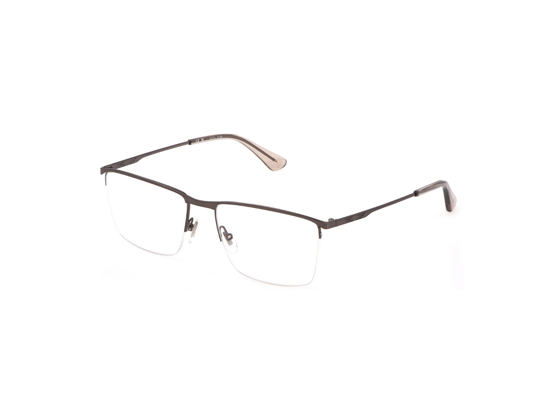 Montura De Gafas Unisex Police Vk568-520k98 (gris - Metal - 135 Mm - Ø 52 Mm)