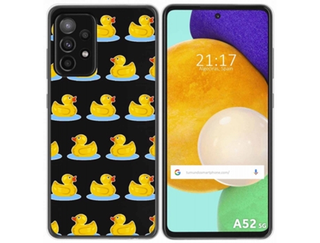 Carcasa Samsung Galaxy A52 / A52 5G / A52s 5G TUMUNDOSMARTPHONE Dibujos Transparente Multicolor