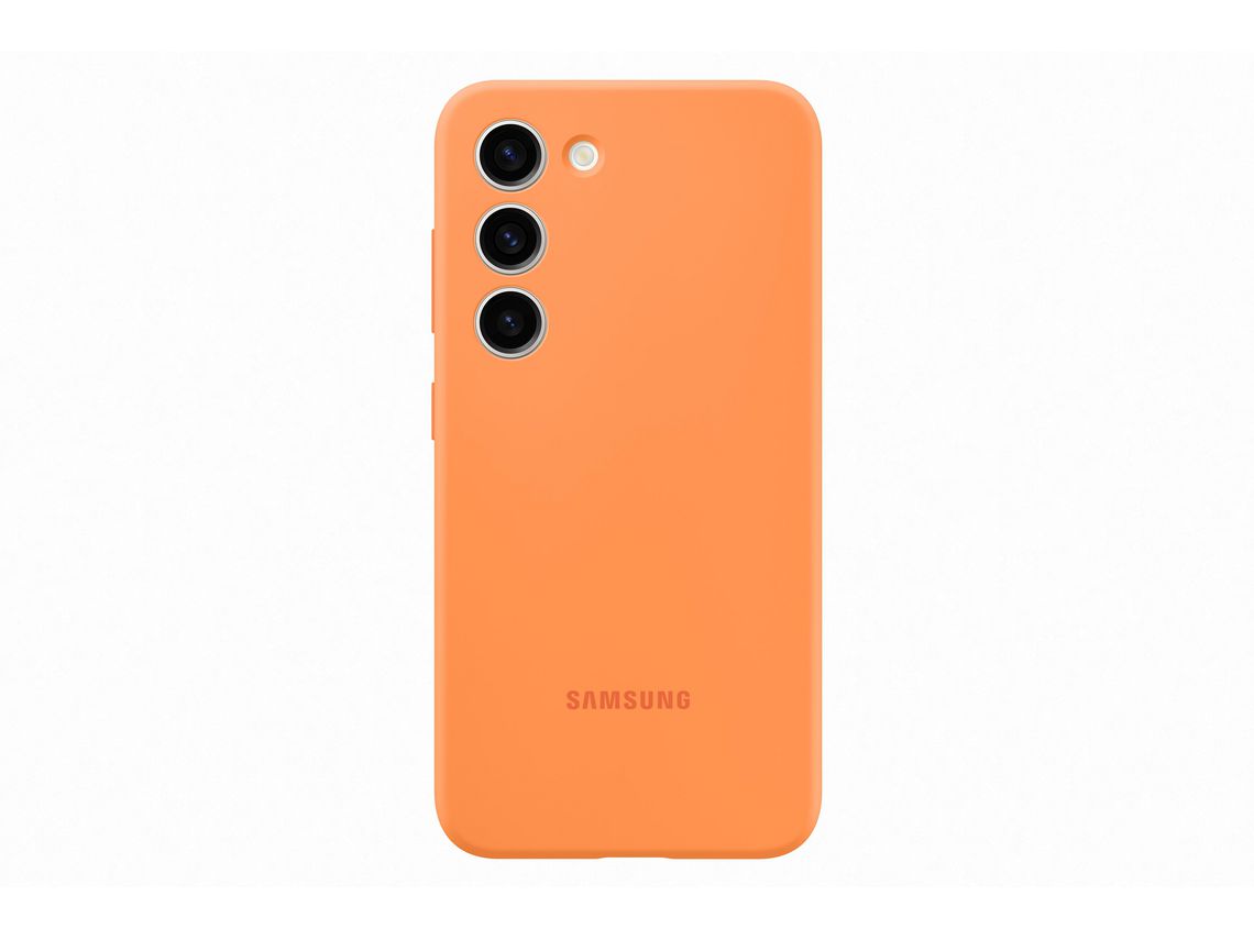 Carcasa Silicona SAMSUNG Galaxy S23 Naranja