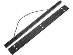 Juego de 4 soportes magnéticos de madera ligeros y duraderos para marcos de pósteres, ideales para paredes negras, tiendas, bodas y eventos (GOKOCO).