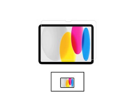 Kit 2 Películas de Cristal Templado 5D Full Cover 9H para Apple IPad 10.9 10th (2022) Transparente