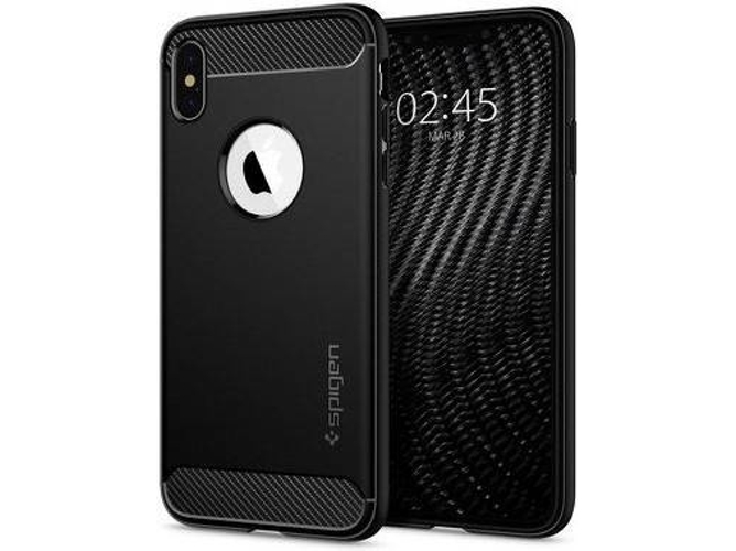 Funda iPhone X, XS SPIGEN Rugged Armor Negro