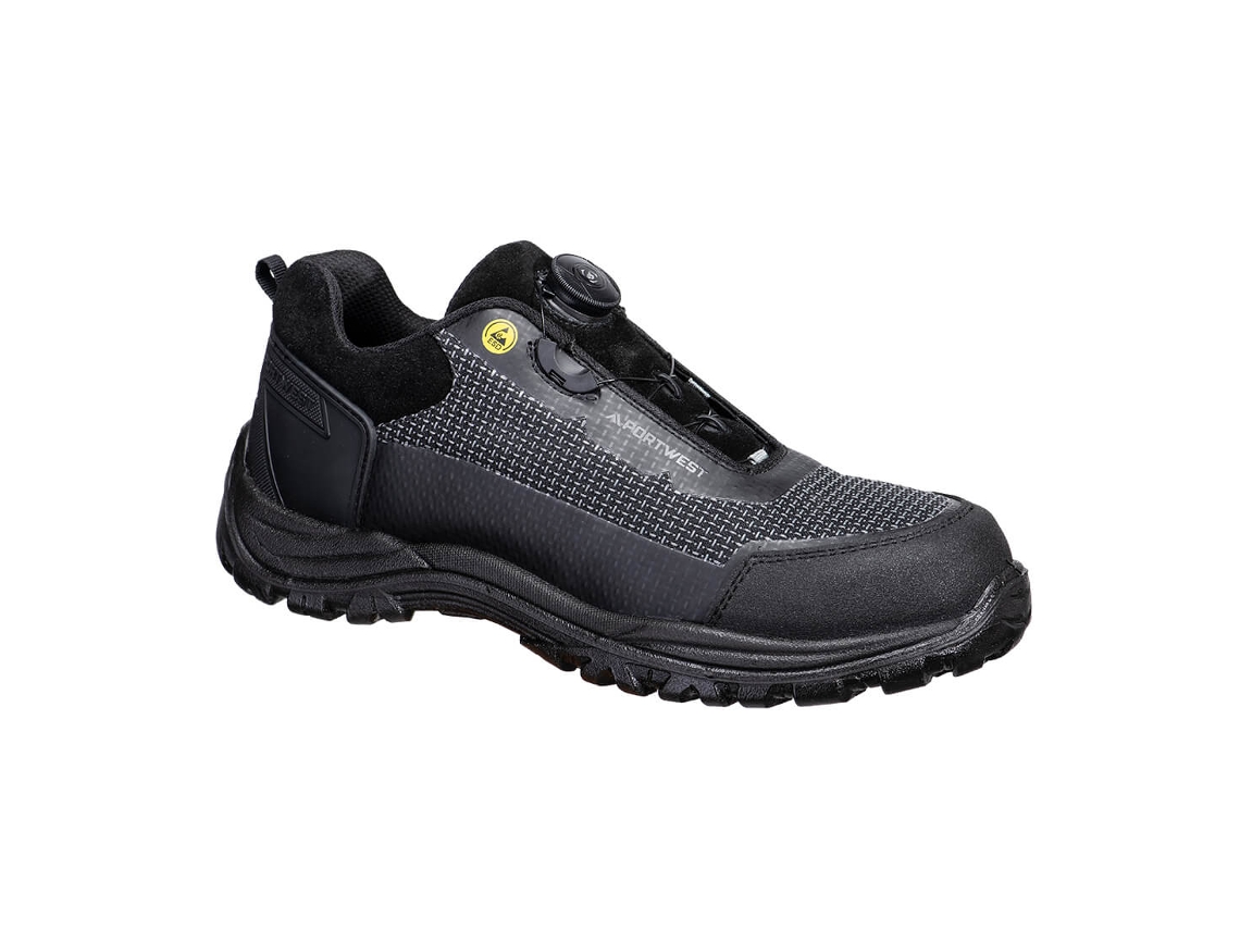 Zapato Bajo Girder Composite S3s Esd Sr Fo - Seguridad Y Comodidad Negro Gris / 44