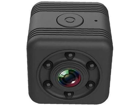 Mini cámara inalámbrica HD Wifi con visión nocturna y detección de movimiento negro BISBISOUS