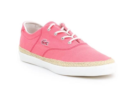 Zapatillas LACOSTE Material sintético Mujer (25.0 cm/39.5 eu/6.0 uk/8.0 us - Rosa)