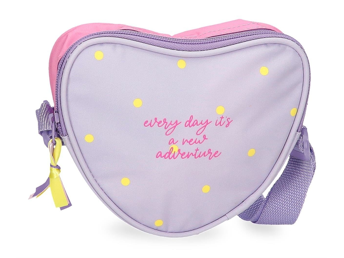 Bolso de hombro de poliéster lila Movom New Adventure