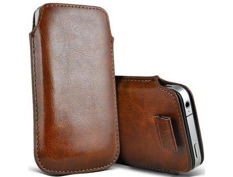 Carcasa para iPhone 7 8 SLOWMOOSE Marrón