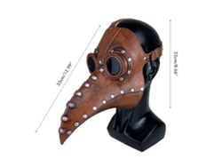 Máscara Steampunk con pico para fiesta de Halloween y cosplay