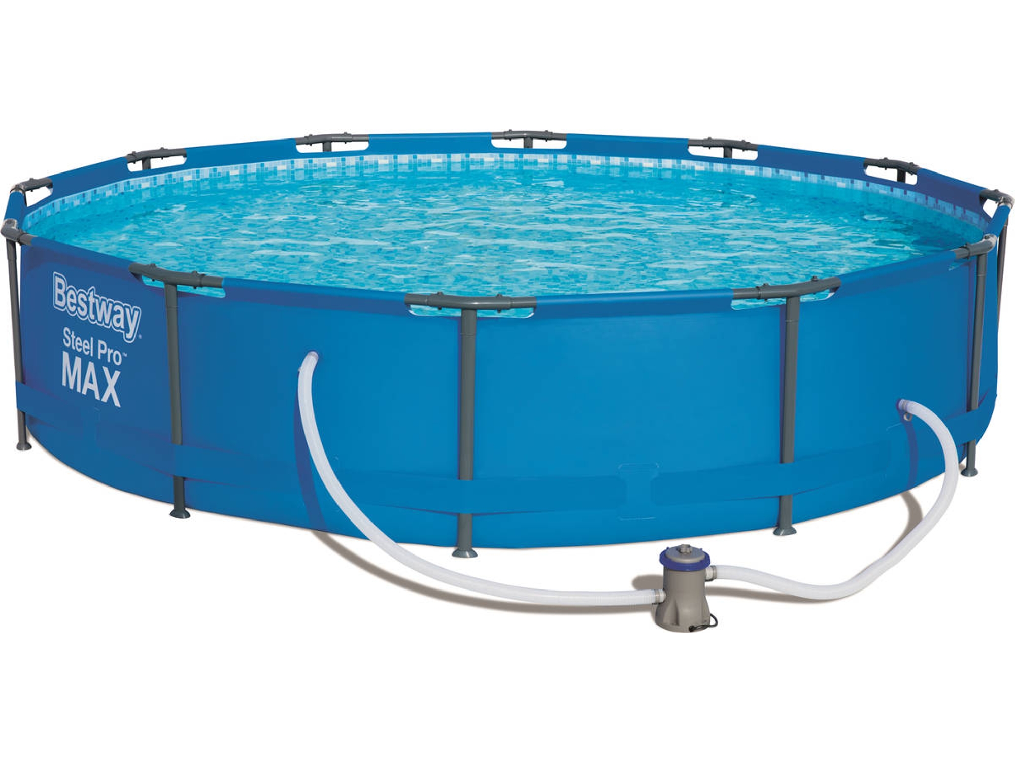 Piscina Tubular BESTWAY Steel Pro (6473l - 366mx76cm)