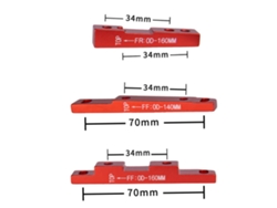 Adaptador De Freno De Disco Flat Mount Ultraligero Para Bicicleta De Carretera Rotor 140mm/160mm