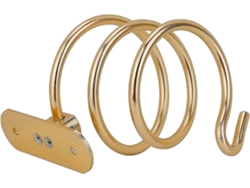 Soporte de pared de aluminio GOKOCO para secador de pelo con orificio