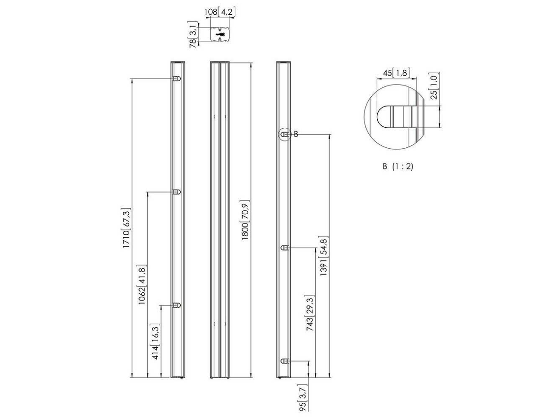 Vogels Puc 2718 Connect-It XL Bastón