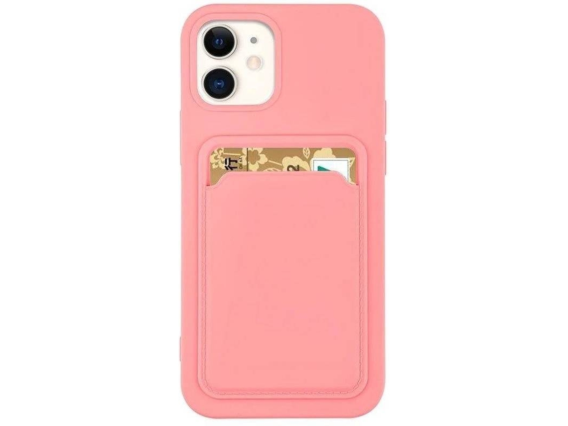 Carcasa Samsung Galaxy A72 4G LMOBILE Porta Tarjeta Rosa