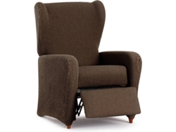 Funda de Sillón Relax EYSA Premium Troya Tejido Elástico (75 x 90 x 100 cm - Poliéster y Algodón - Marrón)
