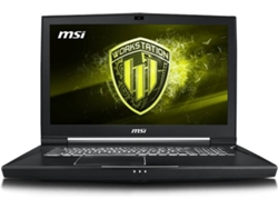 Portátil WorkStation MSI - WT75 8SM-013ES (17.3'' - Intel Xeon E-2176G - RAM: 32 GB - 1 TB HDD + 512 GB SSD - NVIDIA Quadro P5200)