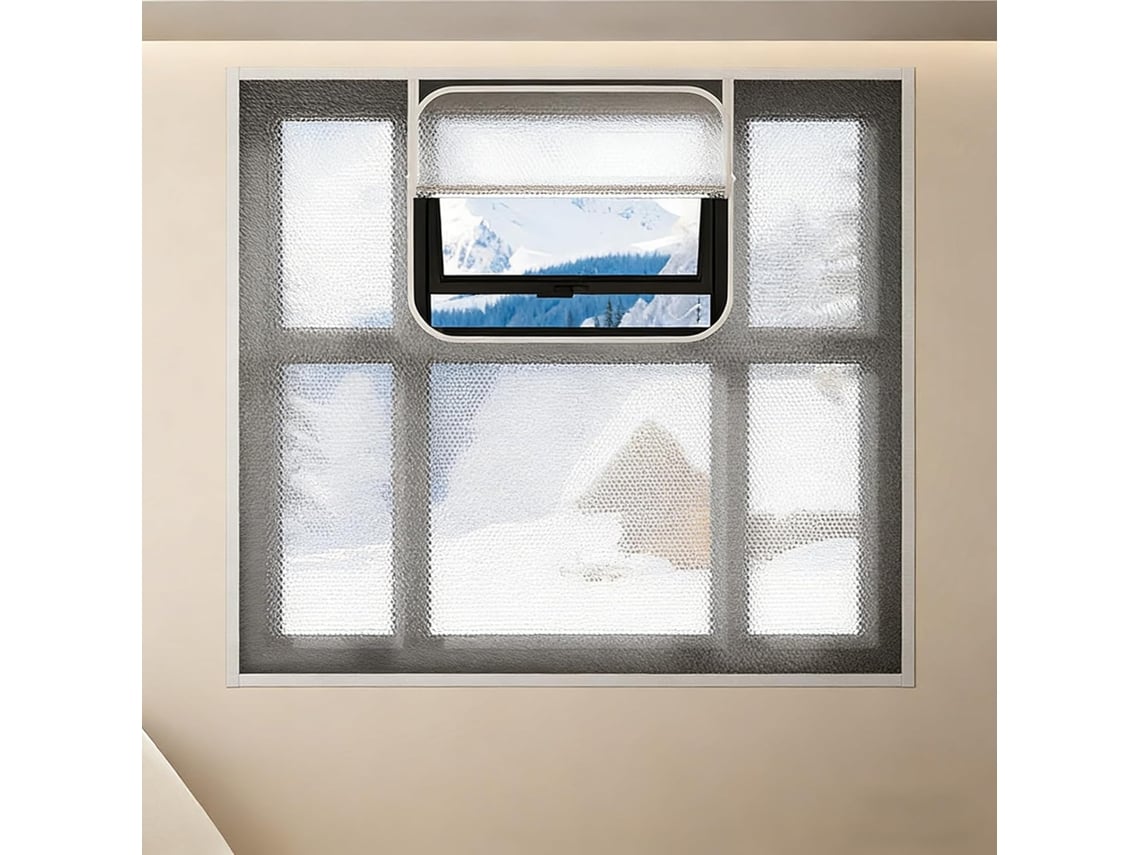 Lámina De Sellado Para Ventanas, Kit Aislamiento Térmico Interior Invierno, Alta Durabilidad, Apto La Mayor...