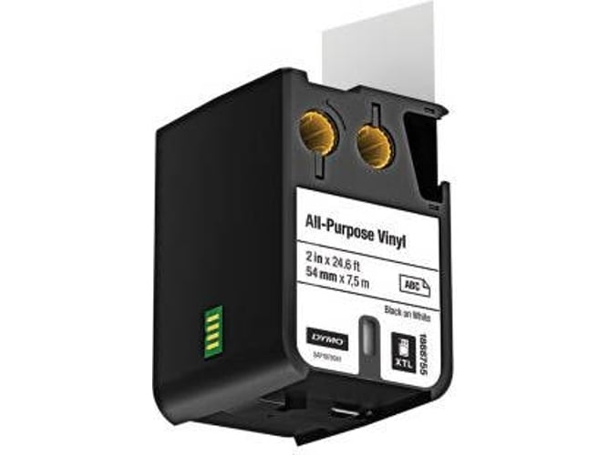 Cinta Laminada DYMO 1868755 Negro sobre Blanco