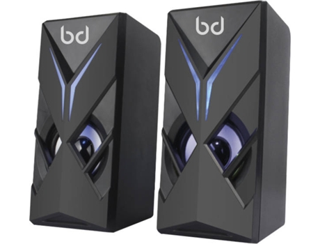 Altavoz Gaming BIWOND WONDERFUL EXPERIENCE Speak Blue (USB - 6 W - Negro)