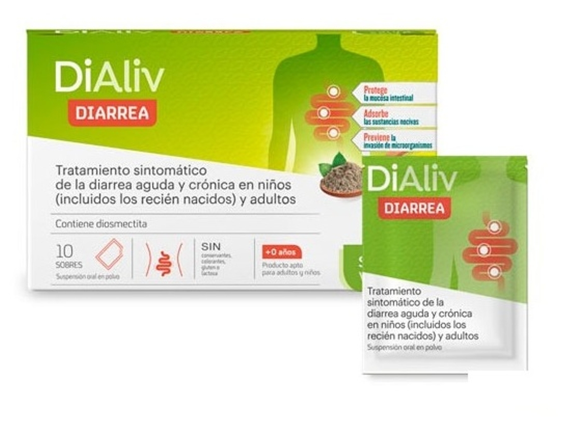 SANTÉ VERTE Dialiv Diarrea 10 Sobres