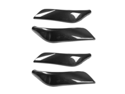 4 Piezas De Embellecedores De Manijas Interiores De Puerta De Coche De Fibra De Carbono Para F20 F21 F22 F23 12-18 2 Puertas