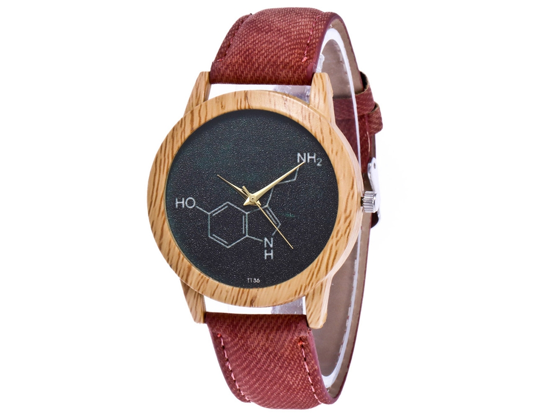 Reloj De Pulsera Casual De Cuarzo Con Correa De Jean, Estilo Simple Y Moderno Para Hombres Y Mujeres