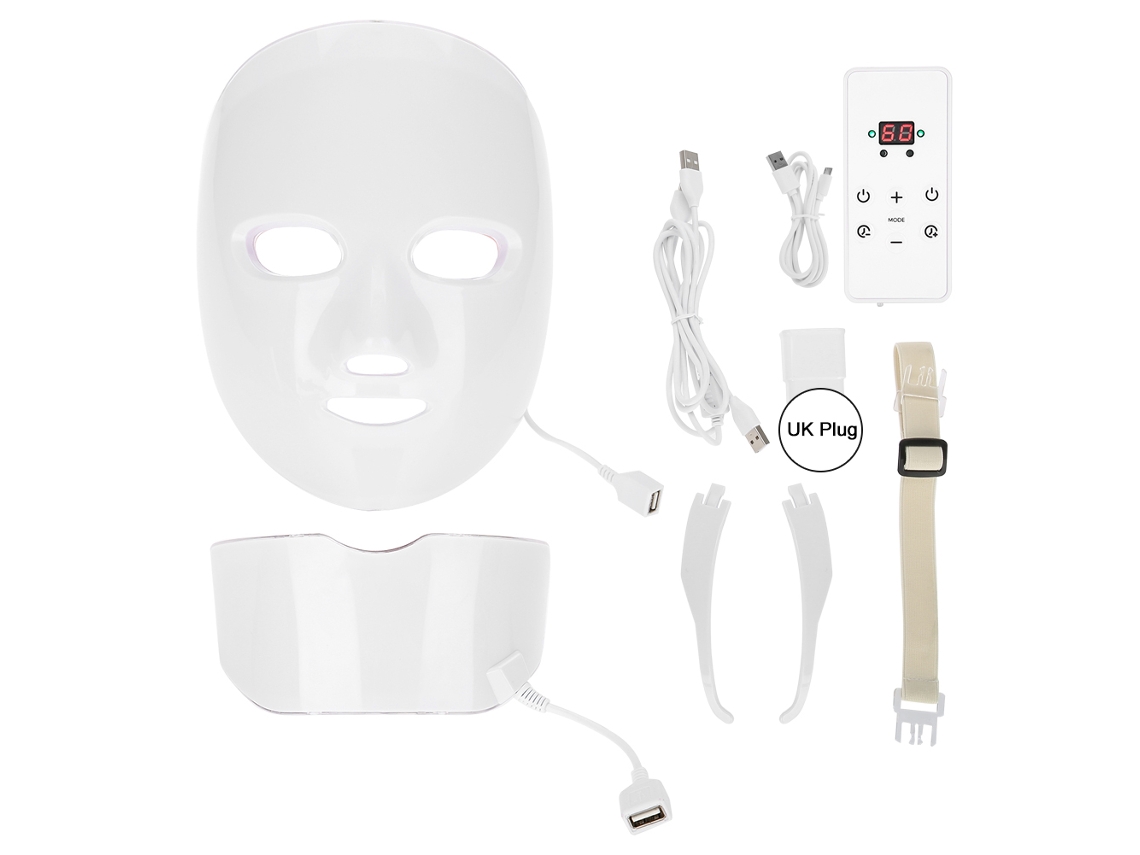 Máscara facial LED para rejuvenecimiento y eliminación de arrugas