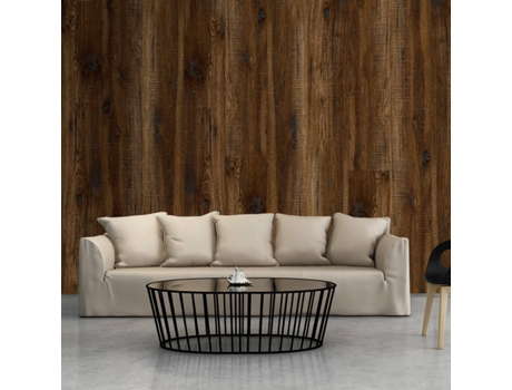 Papel de Pared ARTGEIST Dark Wood (50x1000 cm)