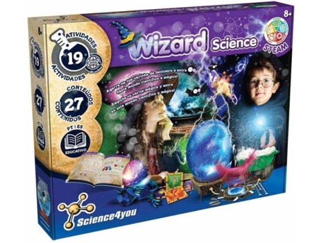 Kit de Magia SCIENCE4YOU Hechicero (Edad Minima: 8 años)