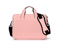 Bolsa de mano impermeable para portátil Yunzii Business, edición algodón rosa perlado, 14 pulgadas