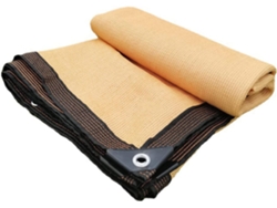 Vela De Sombra Aluminio , Impermeable Beige, Tela Hdpe