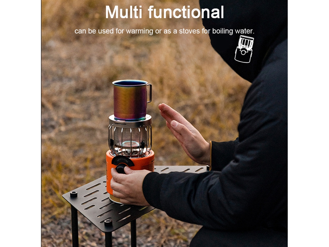 Hornilla De Gas Portátil De 2000 W Para Calefacción Y Cocina, Ideal Para Pesca Y Senderismo En Invierno.