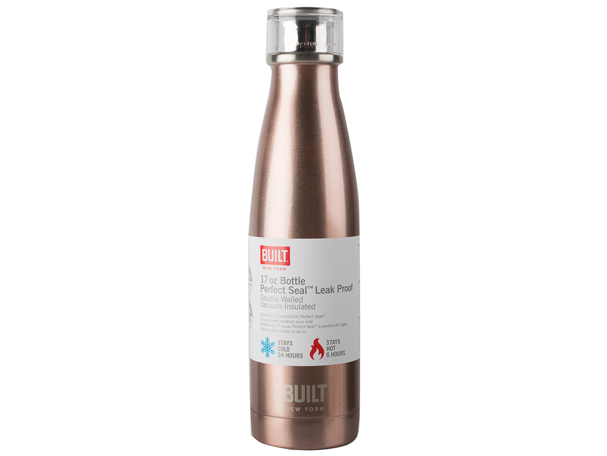 Botella Térmica BUILT Rosa Dorado 50cl