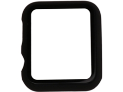 Protector de pantalla de vidrio negro, duradero y transparente, compatible con Apple Watch Series Gokoco