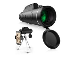Adaptador de teléfono profesional para binoculares, monoculares, telescopios terrestres, telescopios astronómicos y microscopios. Bestvite (Negro)