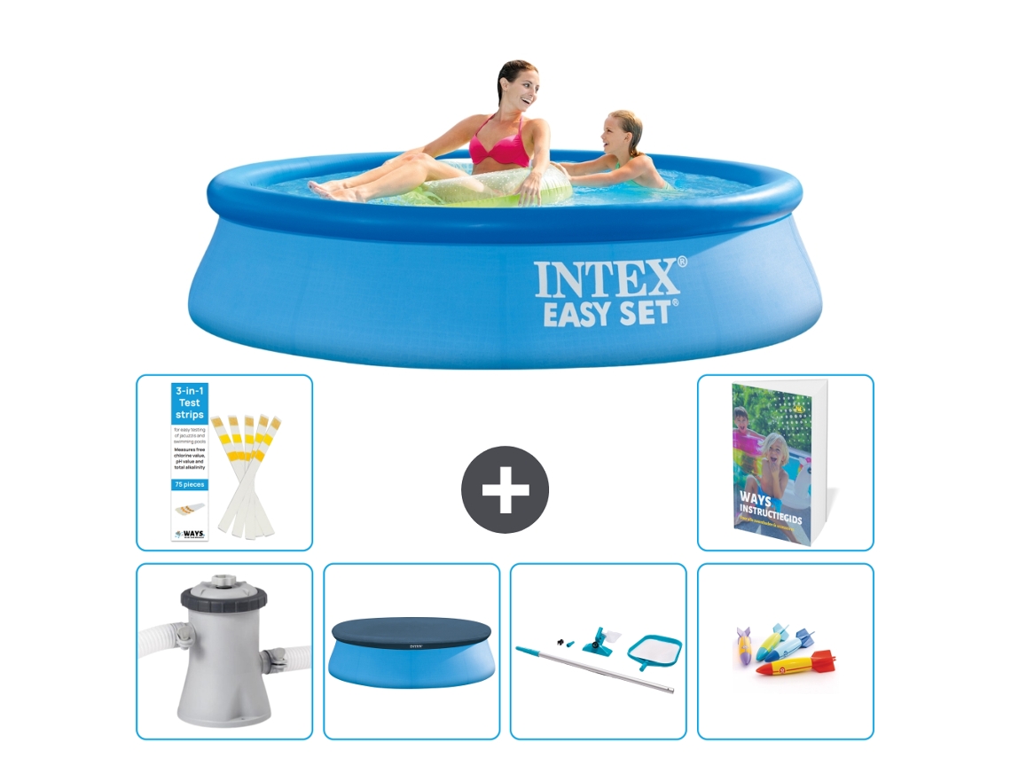 Intex Piscina Easy Set Redonda - 244x61 Cm - 7-peças S299