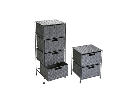 Juego de muebles VERSA Gris 2 Unidades
