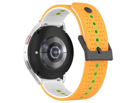 Correa de Silicona respirable para Suunto 9 Peak/5 - amarillo/blanco/verde