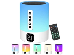 Altavoz Bluetooth Luz Nocturna Máquina De Ruido Blanco Lámpara De Cabecera Despertador Para Niños Lámpara Multicolor Para Habitación Yizhood